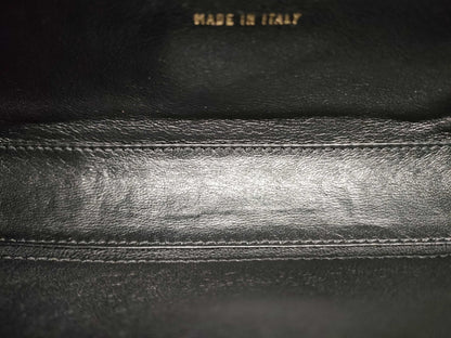 CHANEL Velvet Coco Mark Chain Party Bag with Sticker and Card
