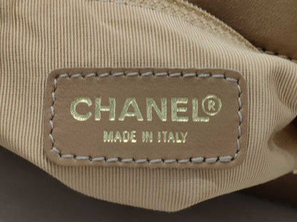 CHANEL Chocolate Bar One-Shoulder Bag with Gold Seal