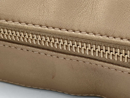 CHANEL Chocolate Bar One-Shoulder Bag with Gold Seal