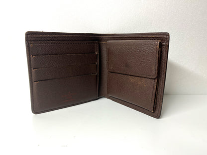 LOUIS VUITTON Portefeuille Marco Damier Wallet with Coin Purse