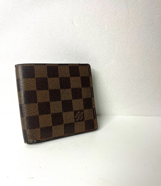 LOUIS VUITTON Portefeuille Marco Damier Wallet with Coin Purse