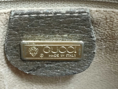 GUCCI GG Supreme Gucci 002.25.0167 Handbag Mini Boston Bag Old Gucci GG Supreme Leather Beige Brown Handbag