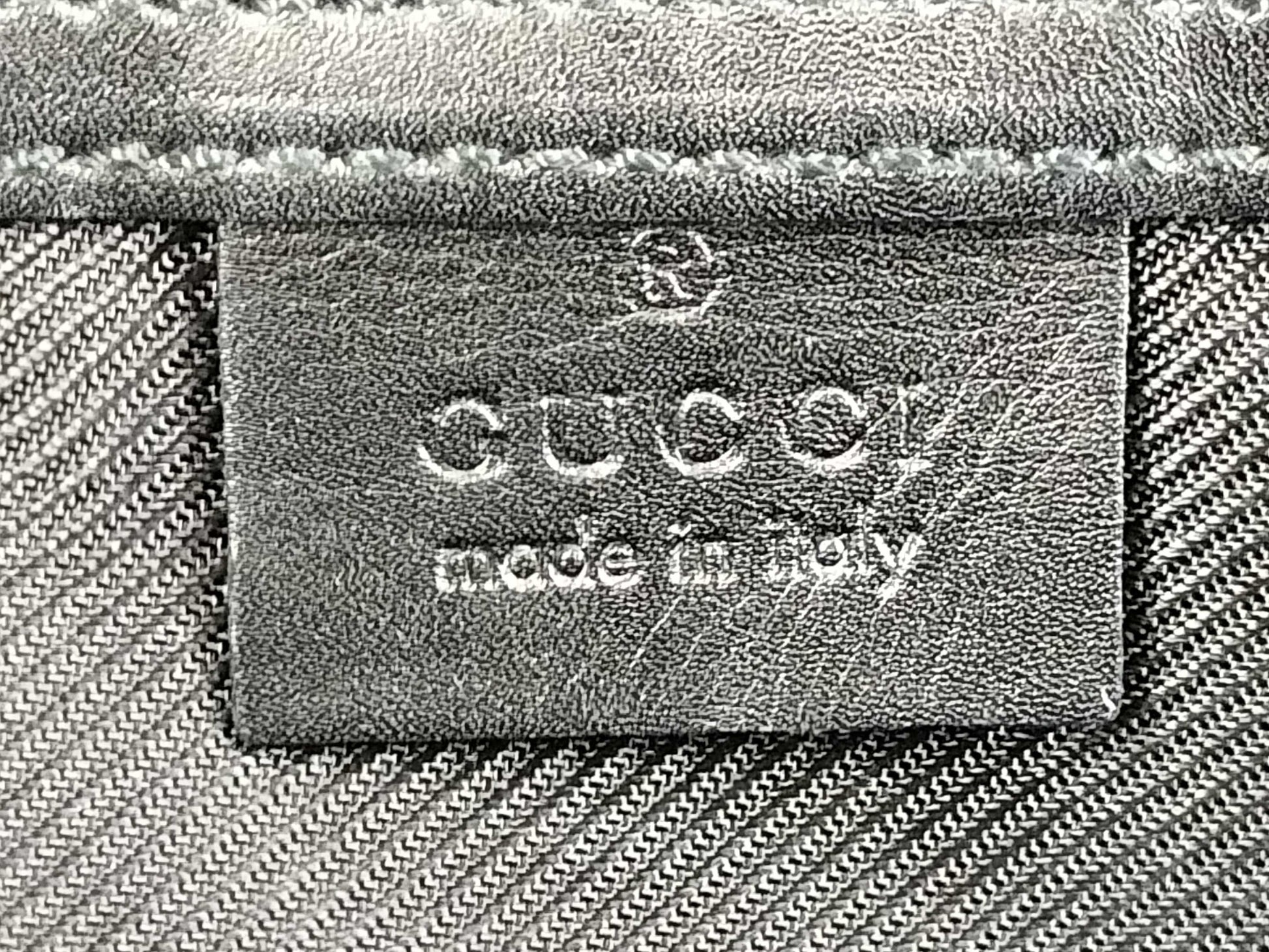 GUCCI GG Canvas Gucci 001.4283 Shoulder Bag Handbag GG Canvas Leather Black Shoulder Bag