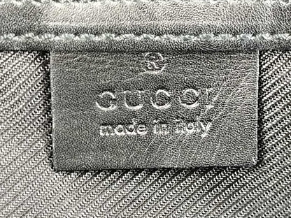 GUCCI GG Canvas Gucci 001.4283 Shoulder Bag Handbag GG Canvas Leather Black Shoulder Bag