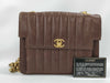 CHANEL Mademoiselle Caviar Leather Brown Chain Shoulder Bag 2534487