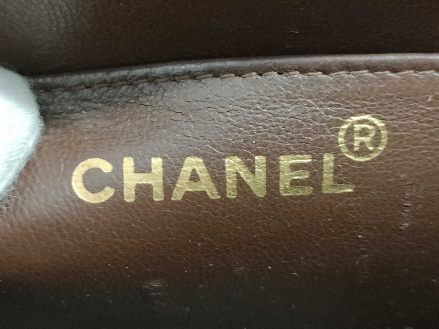 CHANEL Mademoiselle Caviar Leather Brown Chain Shoulder Bag 2534487
