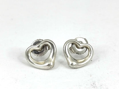 Tiffany & Co. Open Heart Earrings, 925