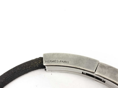 HERMES Bracelet Leather Bracelet Bangle