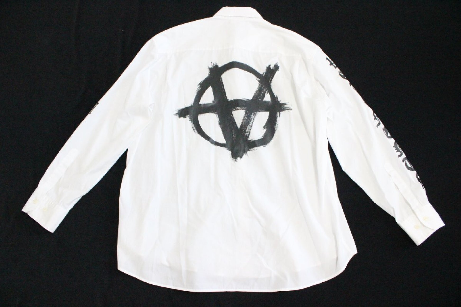 22AW Vetements Double Anarchy Shirt Men's Size Small