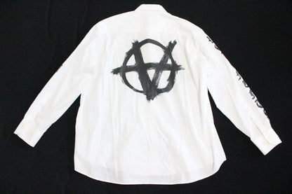 22AW Vetements Double Anarchy Shirt Men's Size Small