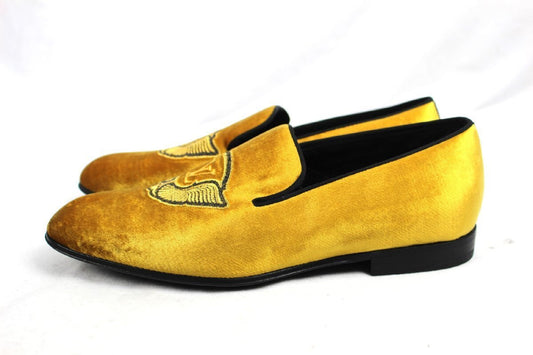 LOUIS VUITTON Louis Vuitton Big Logo Opera Shoes Men's Size 6 Loafers