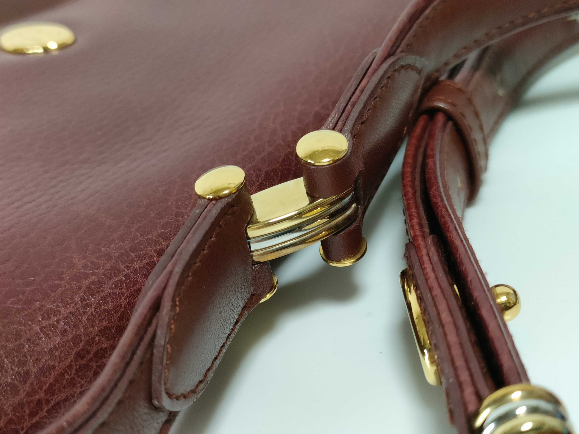 Cartier Shoulder Bag, Bordeaux