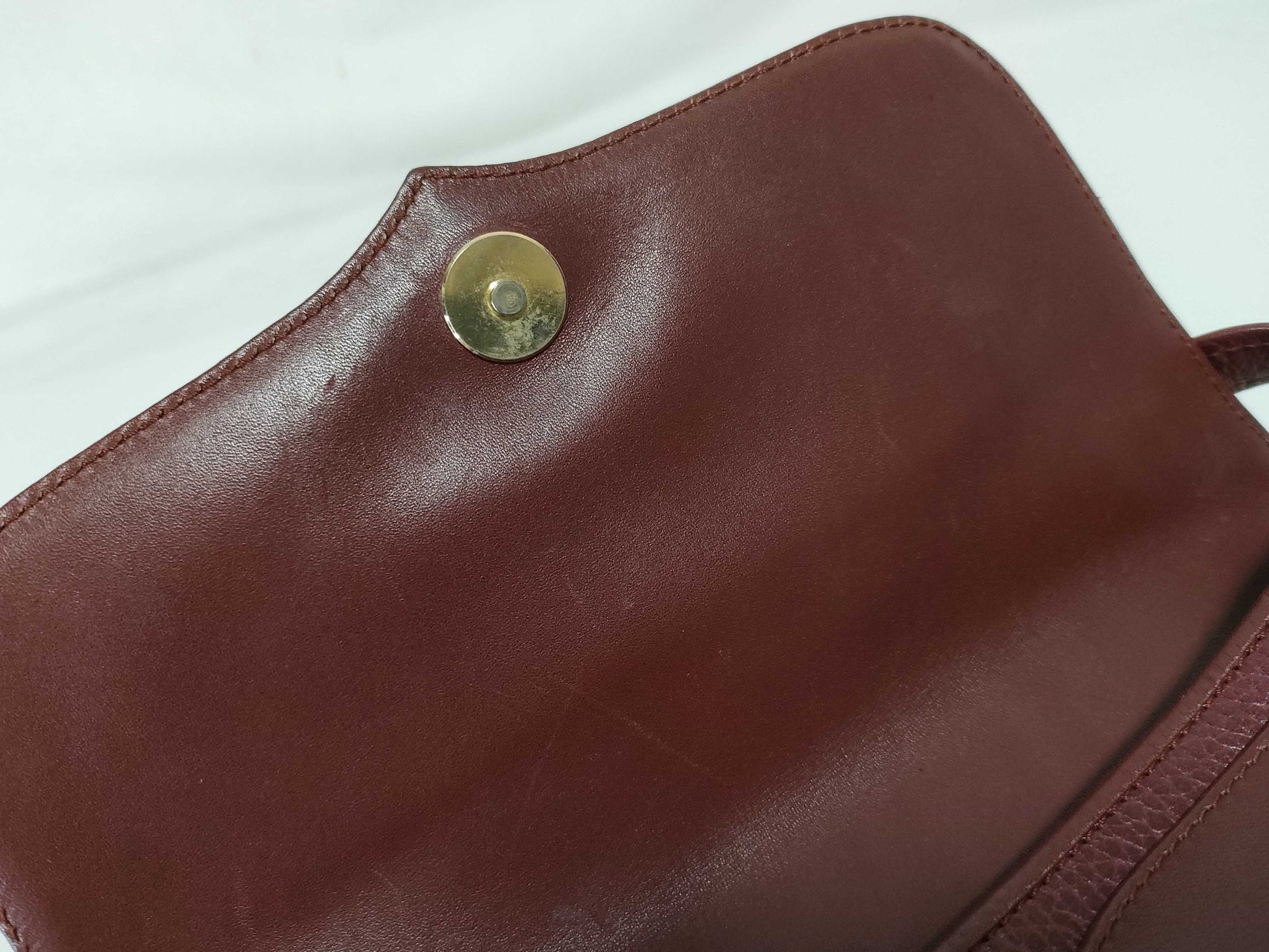 Cartier Shoulder Bag, Bordeaux