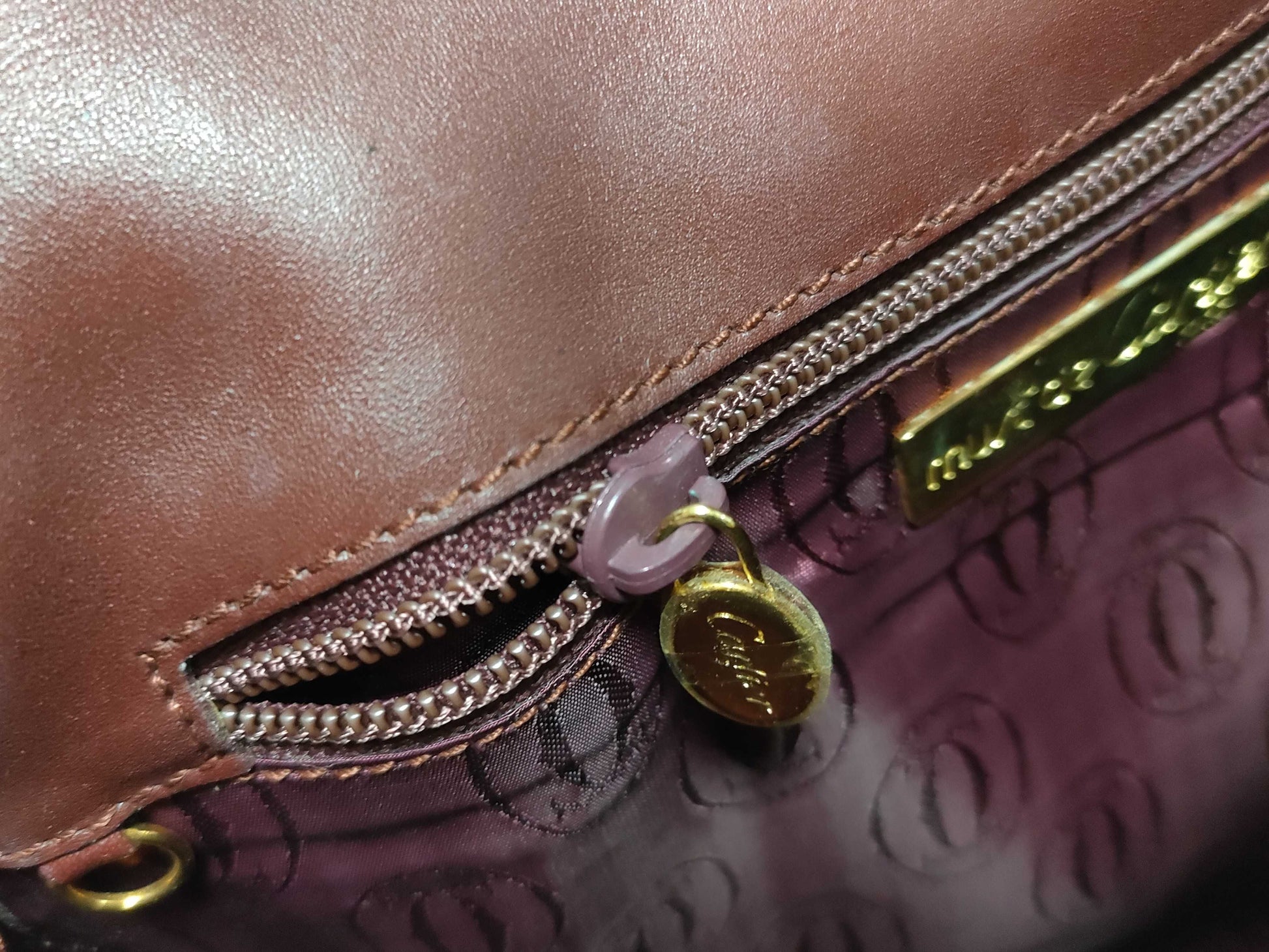 Cartier Shoulder Bag, Bordeaux