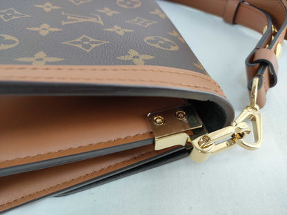 LOUIS VUITTON Monogram Louis Vuitton Dauphine MM Shoulder Bag