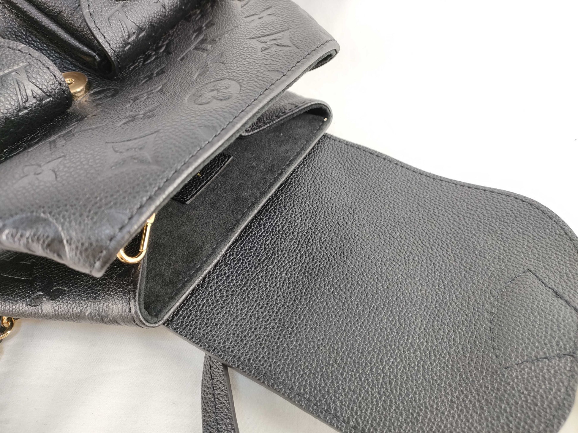 LOUIS VUITTON Monogram Empreinte Louis Vuitton Backup Backpack