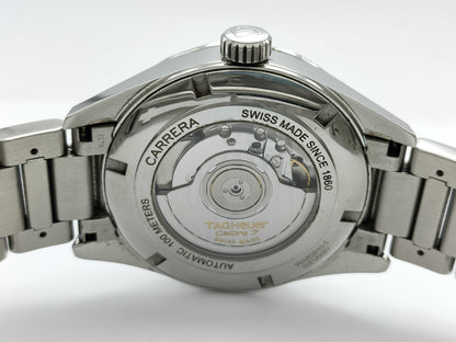 TAG Heuer Carrera Calibre 7 Twin Time WAR2010.BA0723 WEV0087 Black Dial Automatic Men's Watch