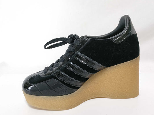 GUCCI x Adidas Gazelle Wedge Sneakers, Size 36.5