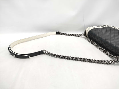 CHANEL Boy Chanel Shoulder Bag with Sticker/Card