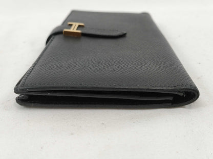 HERMES Bearn Bearn soufflet Epson Black C engraved wallet