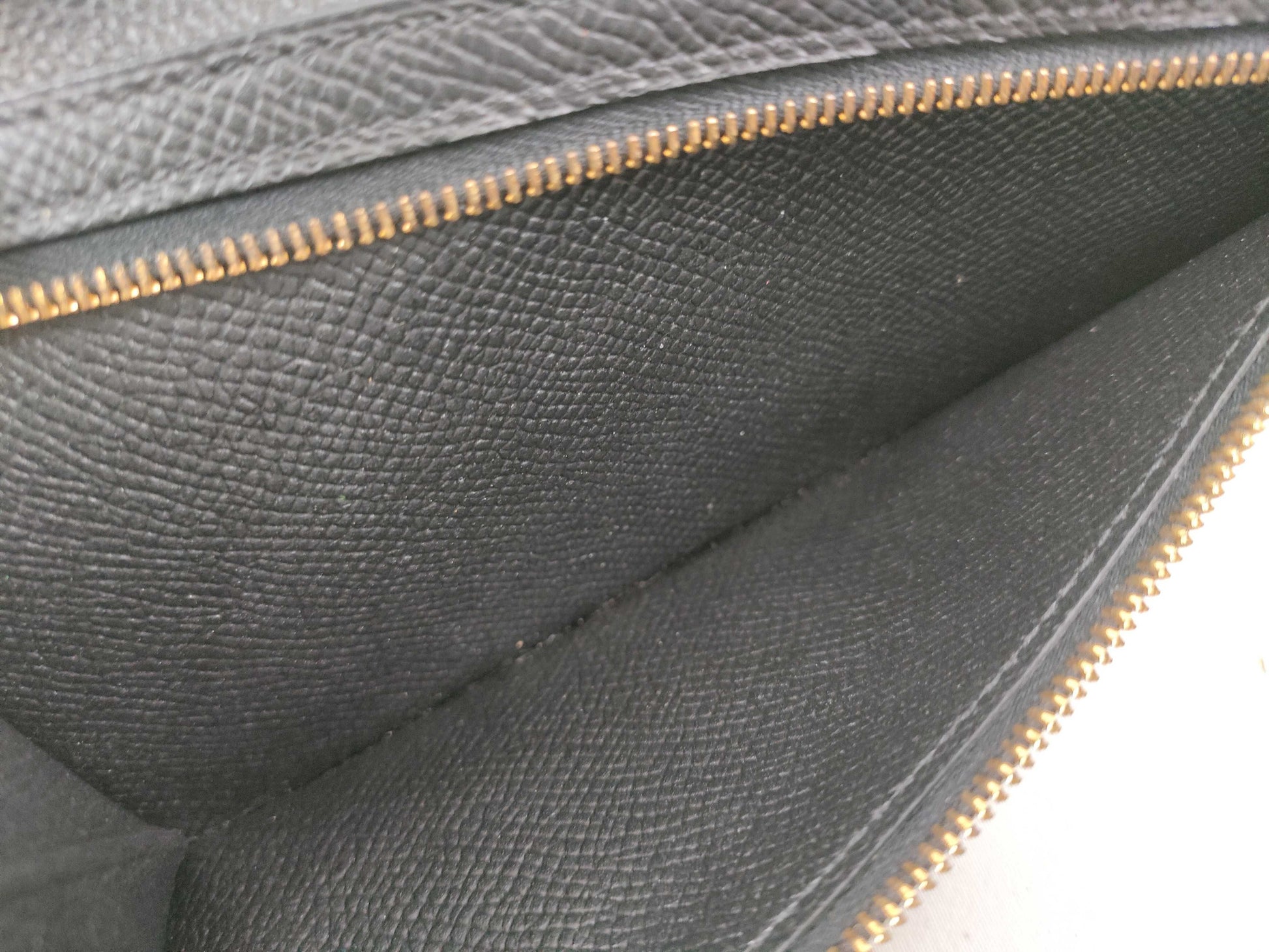 HERMES Bearn Bearn soufflet Epson Black C engraved wallet