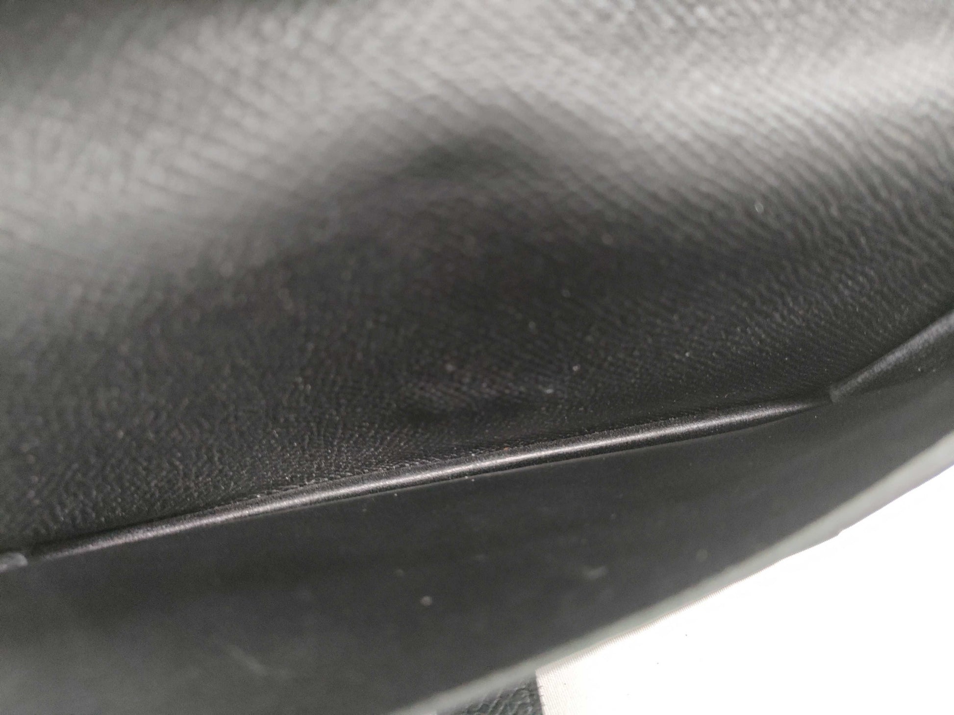 HERMES Bearn Bearn soufflet Epson Black C engraved wallet