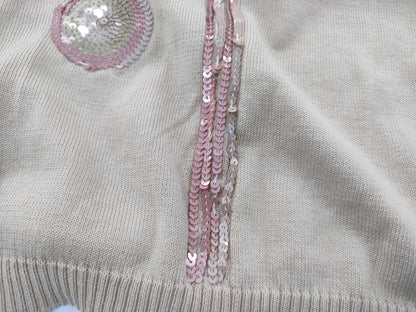 CHANEL Sequined Short Sleeve Top Size 38 P28069K00029 Tops