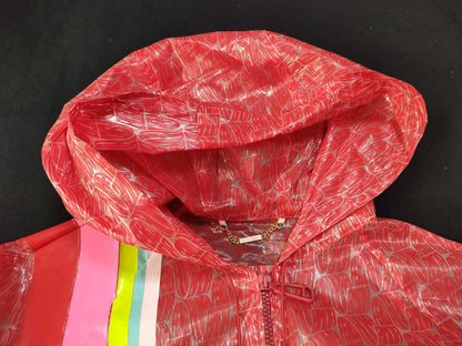 FENDI Zip Hoodie Jacket Size 38 Red Jacket