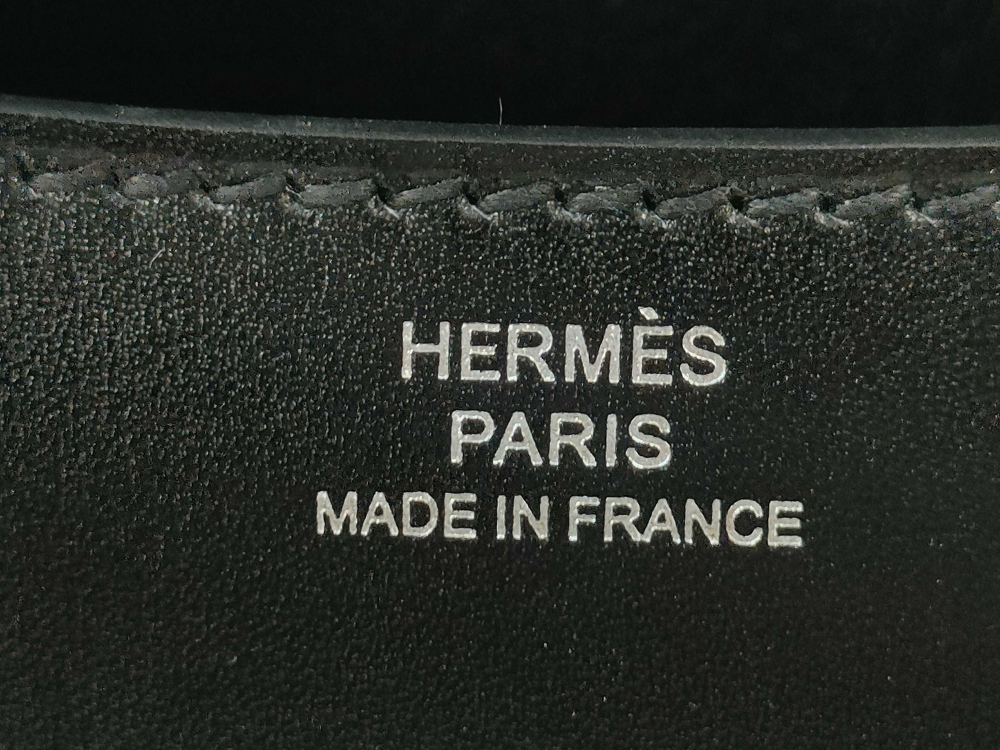 HERMES Constance 3 Miroir Mini Shoulder Bag, Black, Silver Hardware, Box Calf Leather, B Stamp, Perfect Condition