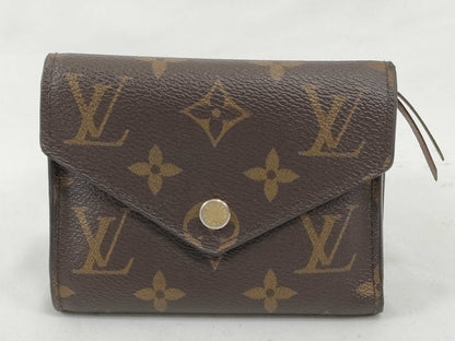 LOUIS VUITTON Monogram LV Portefeuille Victorine M62472 Wallet