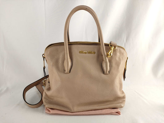 Miu Miu Pink 2-Way Handbag