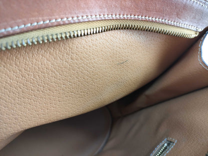 CELINE Macadam Brown Shoulder Bag