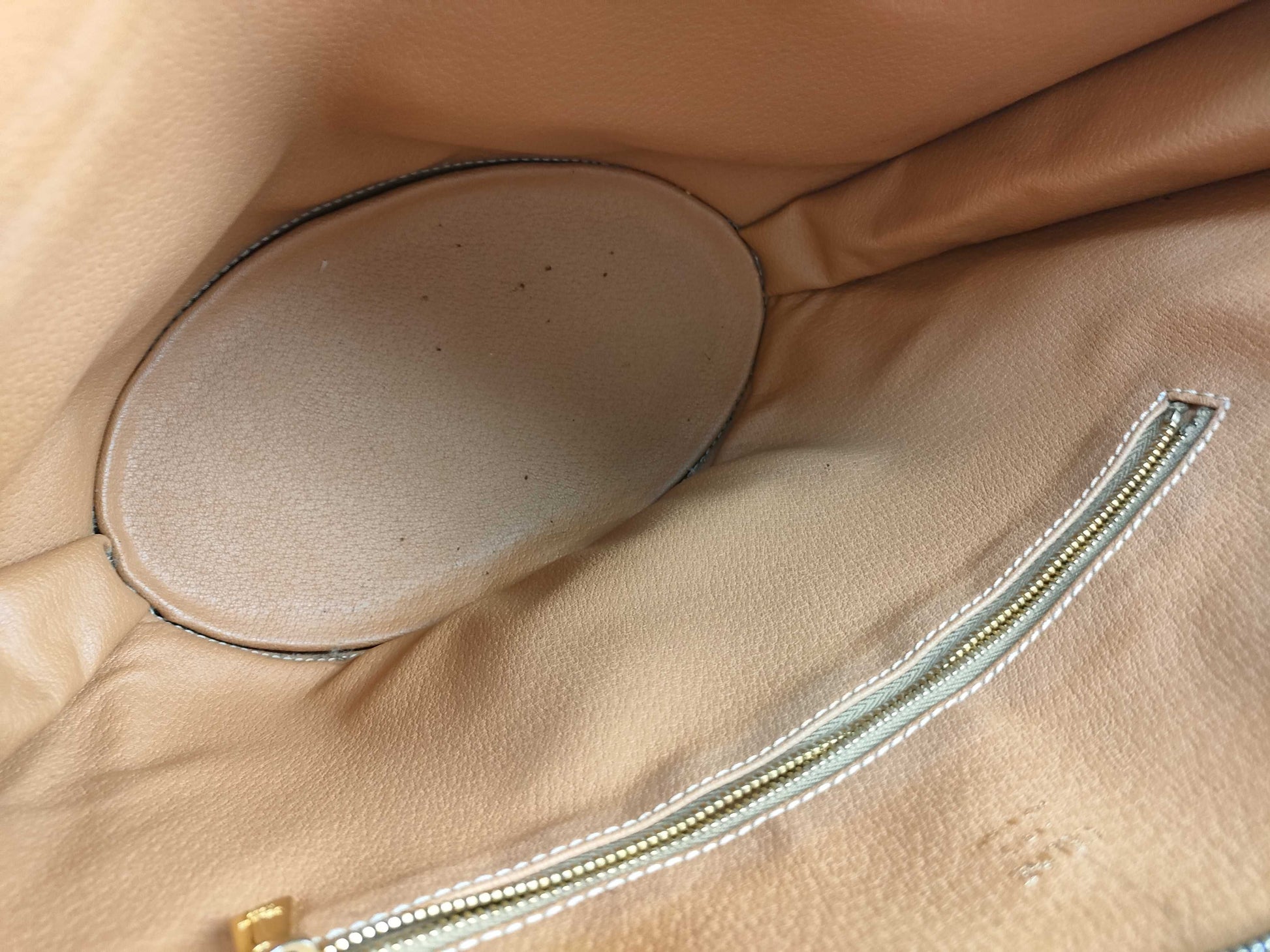 CELINE Macadam Brown Shoulder Bag