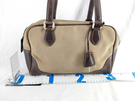 PRADA logo jacquard handbag