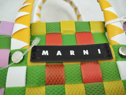 MARNI MARNI Handbag Basket Bag Multicolor Light Green Handbag