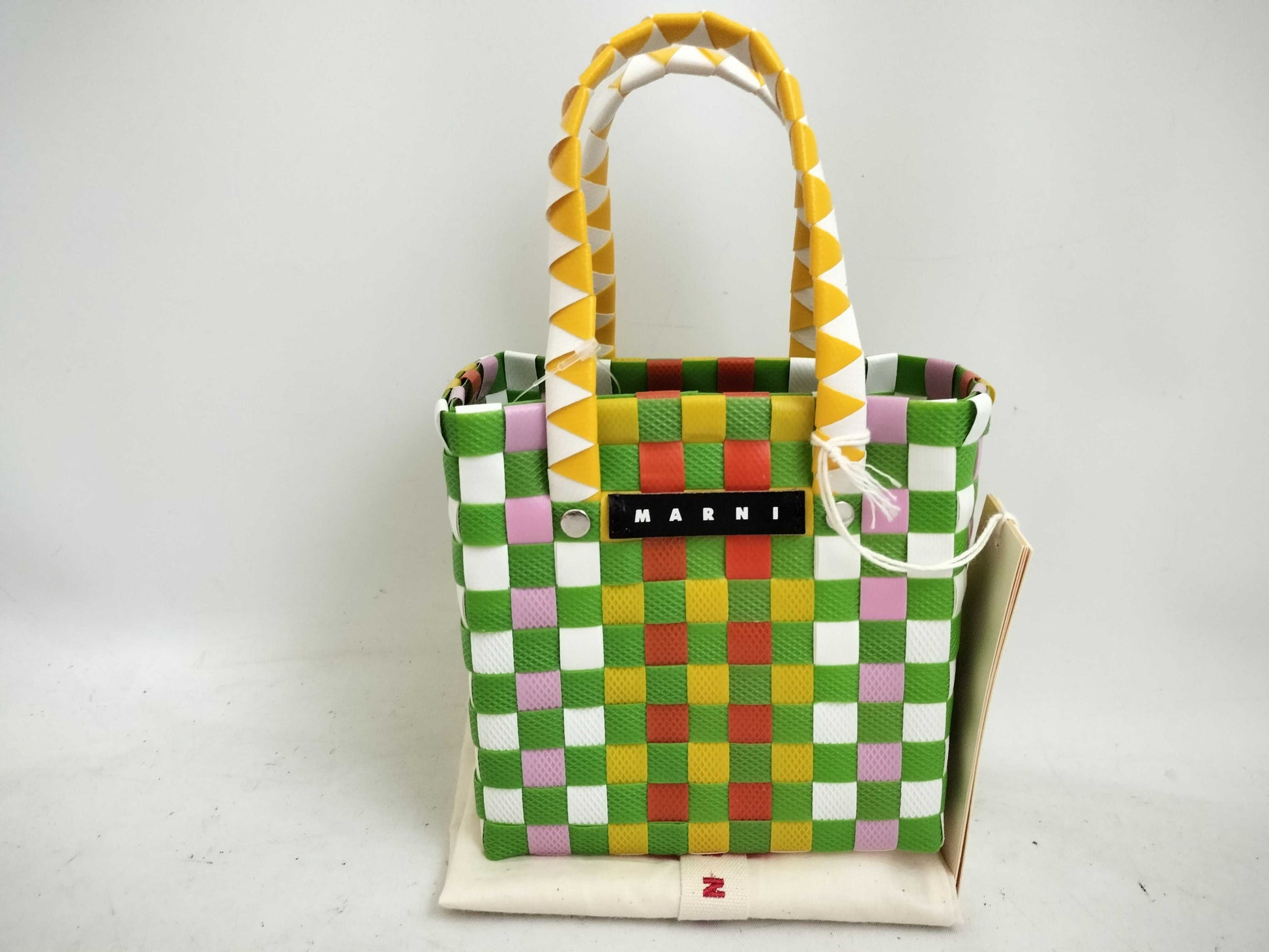 MARNI MARNI Handbag Basket Bag Multicolor Light Green Handbag