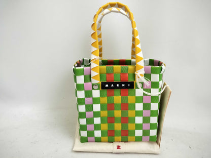 MARNI MARNI Handbag Basket Bag Multicolor Light Green Handbag