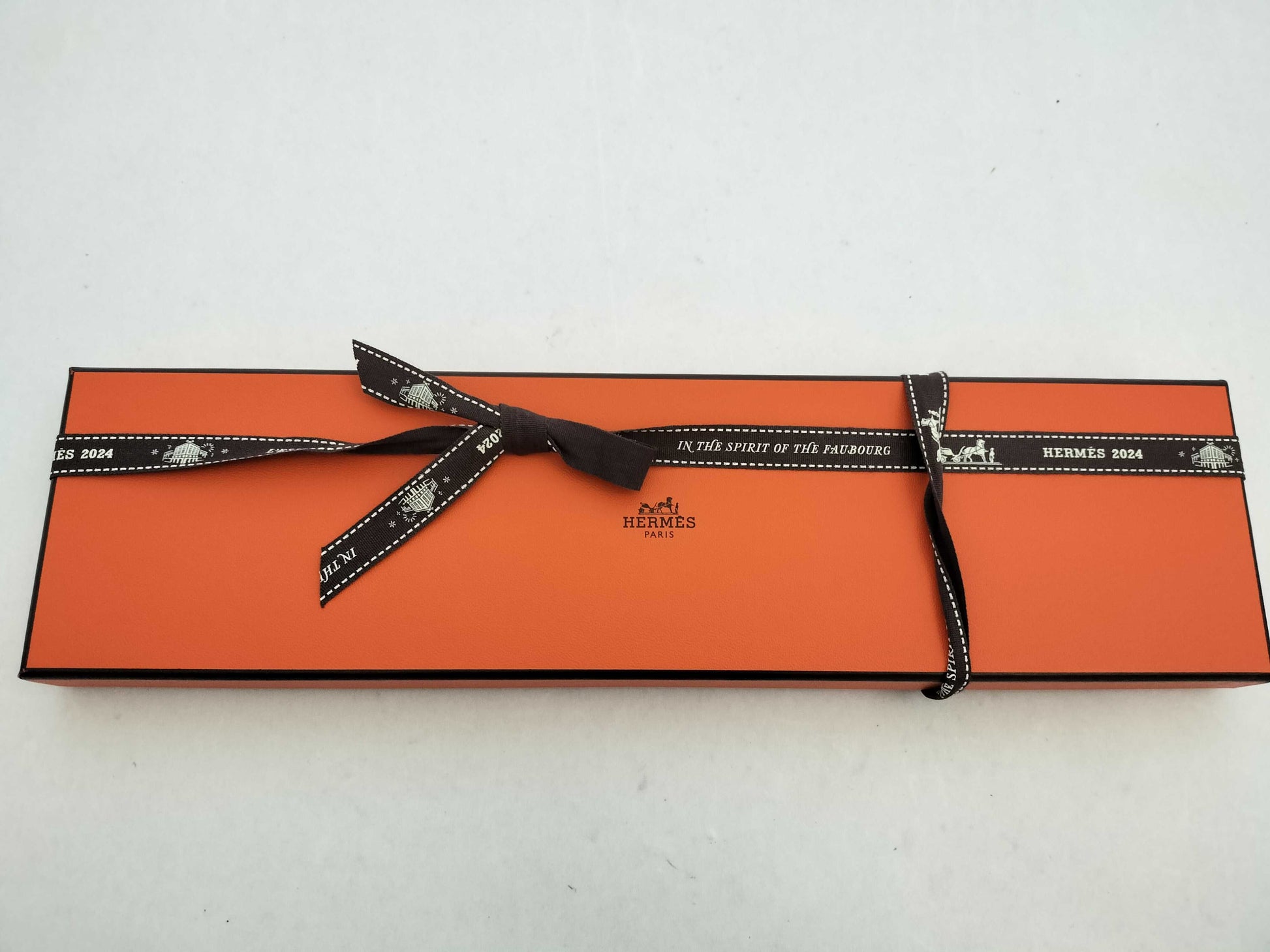 HERMES [With Tag] Twilly HERMES Twilly Twilly Frill Scarf Bandana Pattern Unused Other Accessories