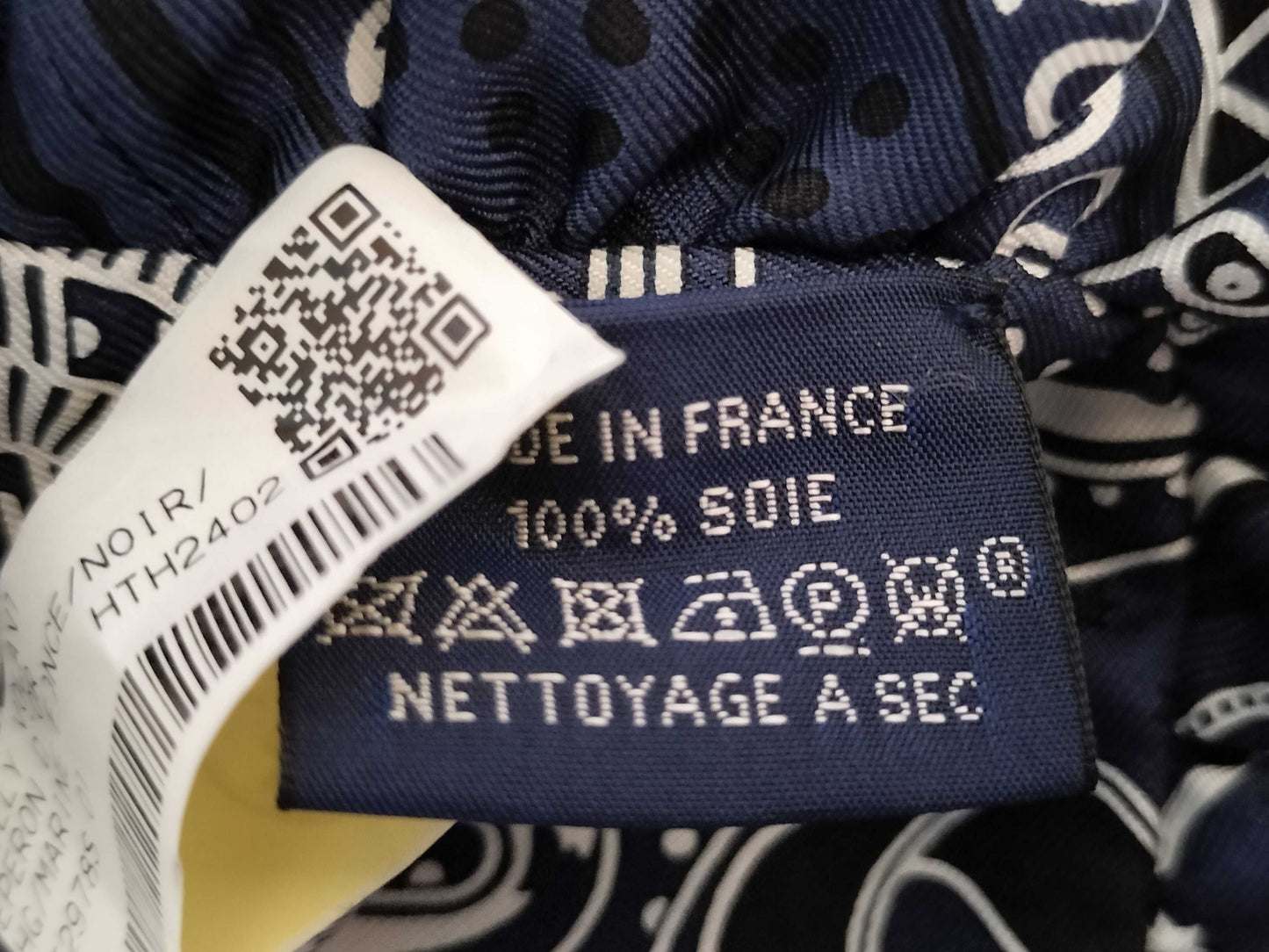 HERMES [With Tag] Twilly HERMES Twilly Twilly Frill Scarf Bandana Pattern Unused Other Accessories