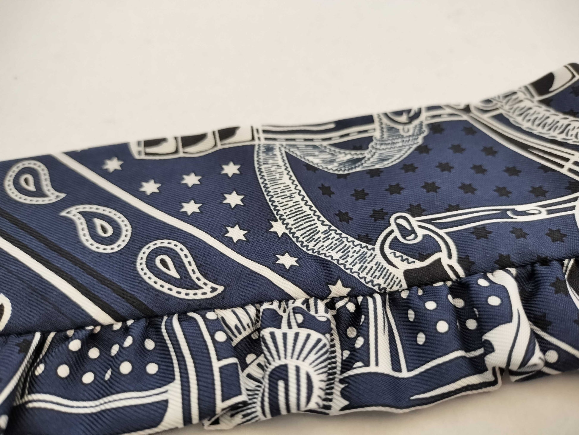 HERMES [With Tag] Twilly HERMES Twilly Twilly Frill Scarf Bandana Pattern Unused Other Accessories