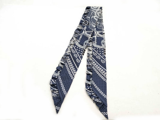 HERMES [With Tag] Twilly HERMES Twilly Twilly Frill Scarf Bandana Pattern Unused Other Accessories