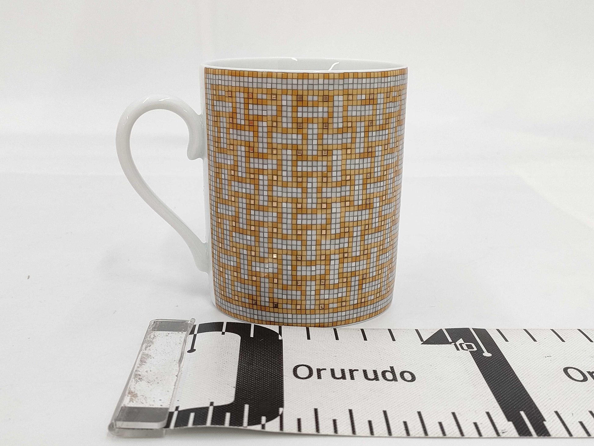 HERMES HERMES Mug Mosaic Gold Cup