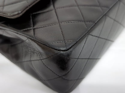 CHANEL Lambskin Double Flap Shoulder Bag, No. 2