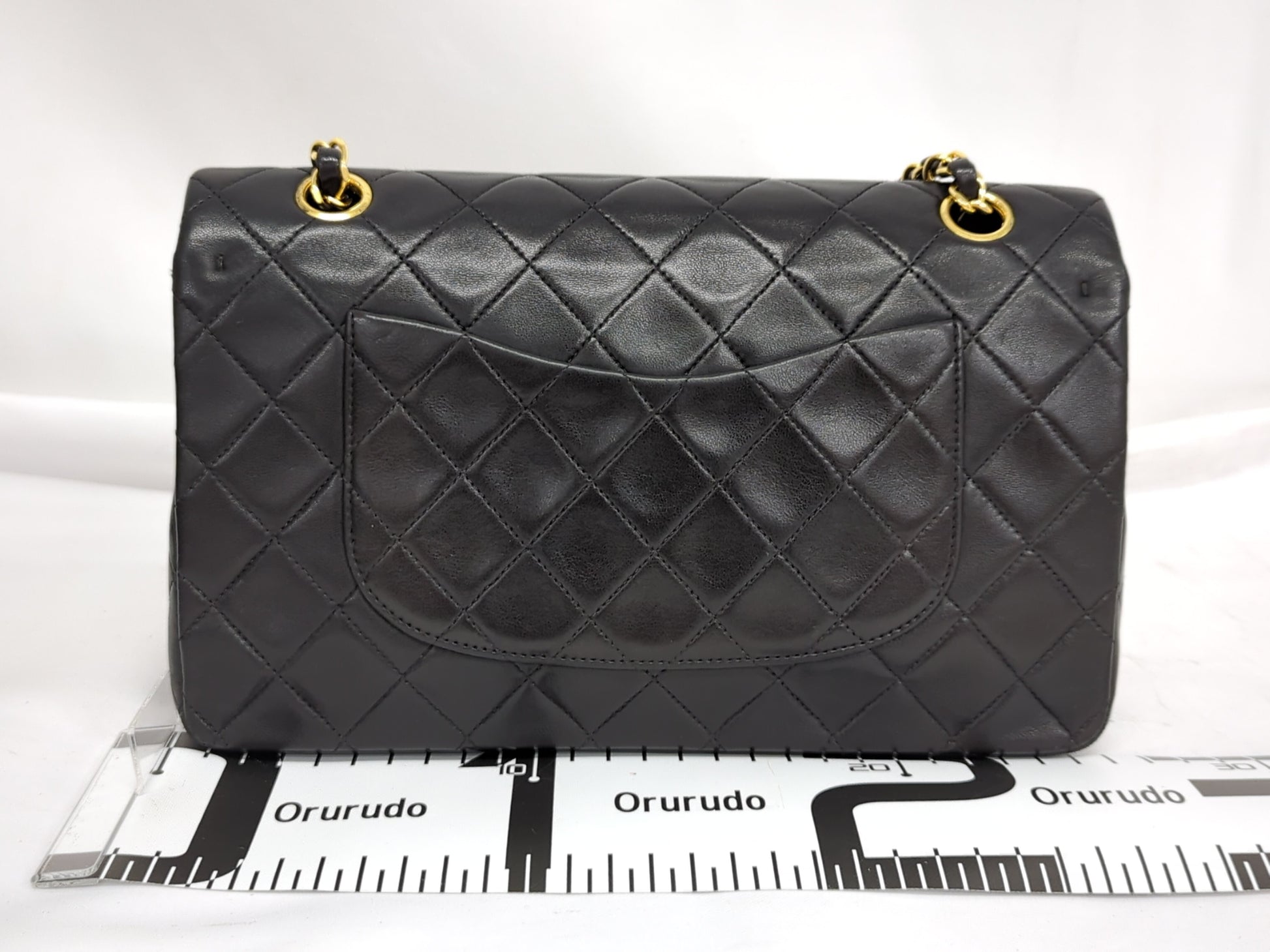 CHANEL Lambskin Double Flap Shoulder Bag, No. 2
