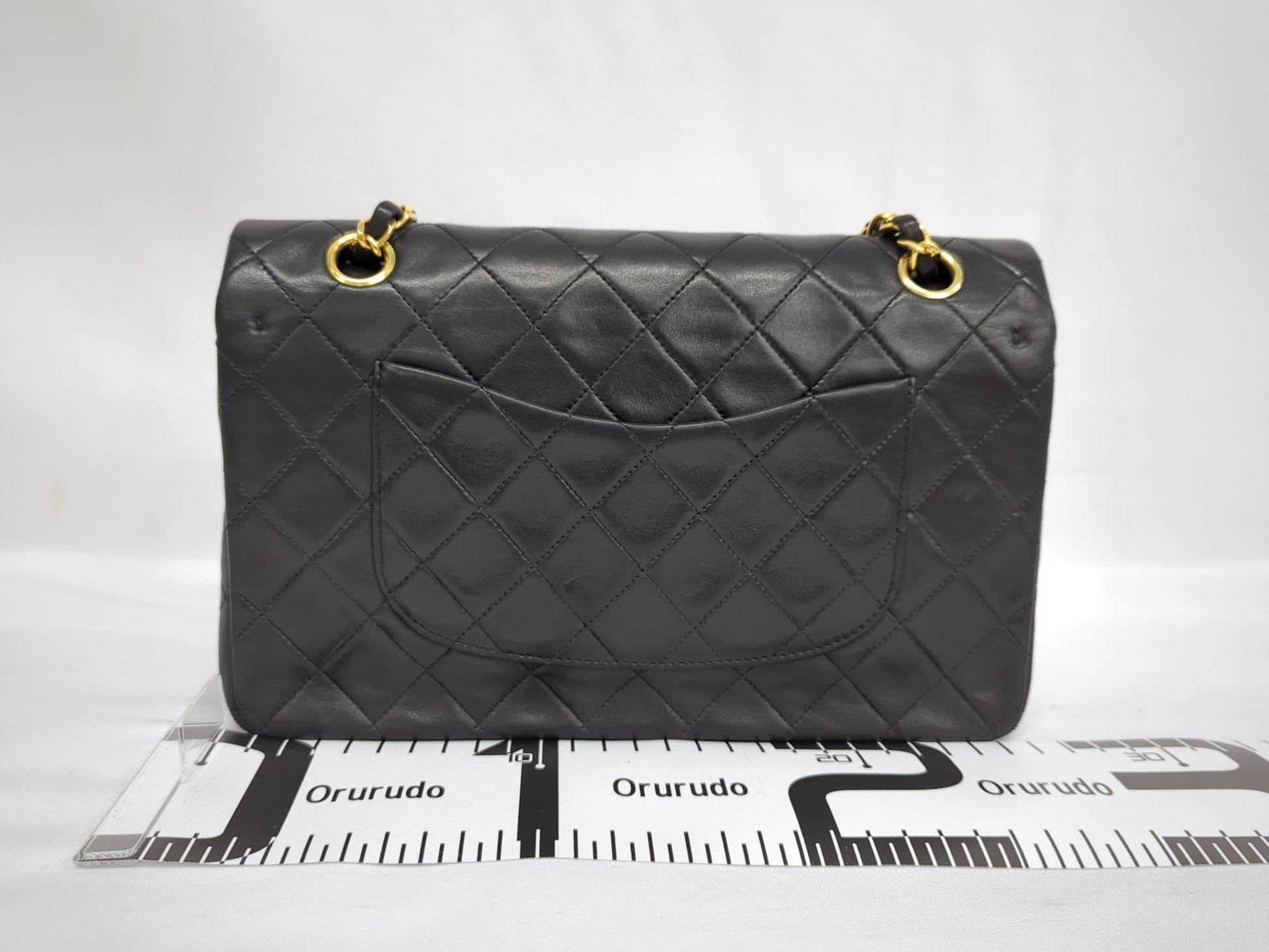 CHANEL Lambskin Double Flap 25 No. 2 Shoulder Bag