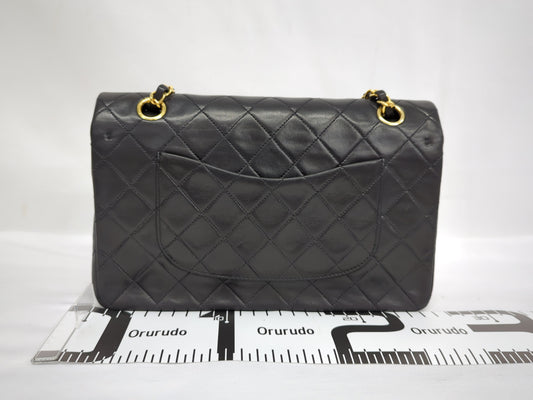 CHANEL Lambskin Double Flap 25 No. 2 Shoulder Bag