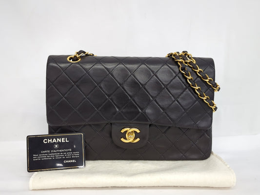 CHANEL Lambskin Double Flap 25 No. 2 Shoulder Bag