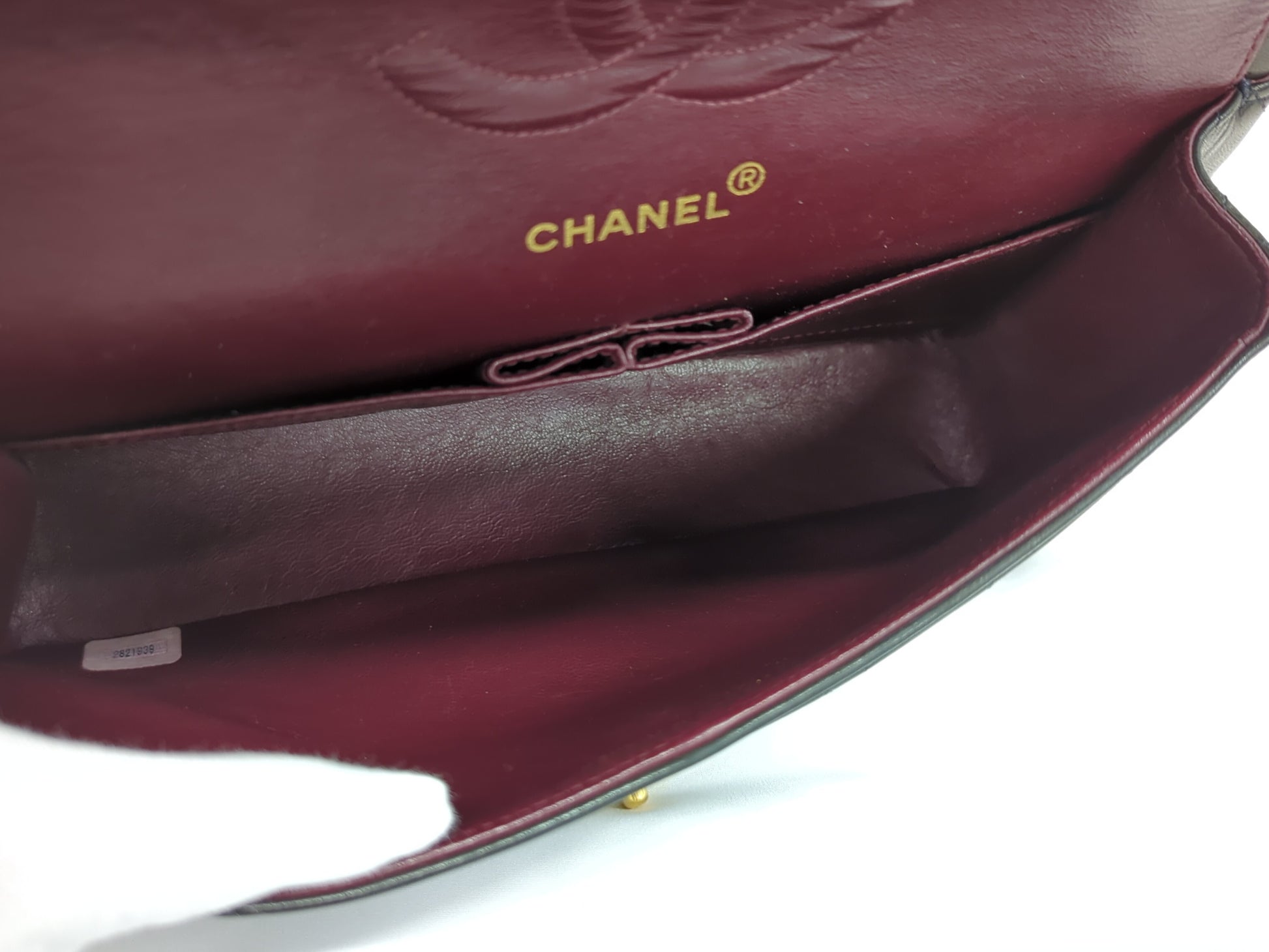 CHANEL Lambskin Double Flap 25 No. 2 Shoulder Bag