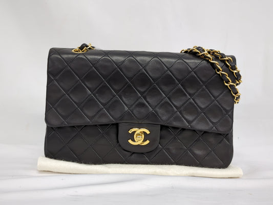 CHANEL Lambskin Double Flap 25 No. 2 Shoulder Bag
