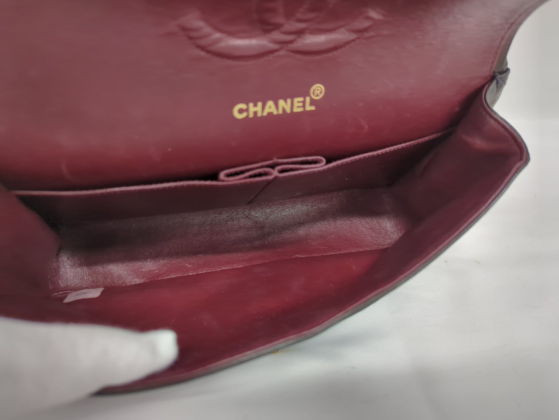 CHANEL Lambskin Double Flap 25 No. 2 Shoulder Bag